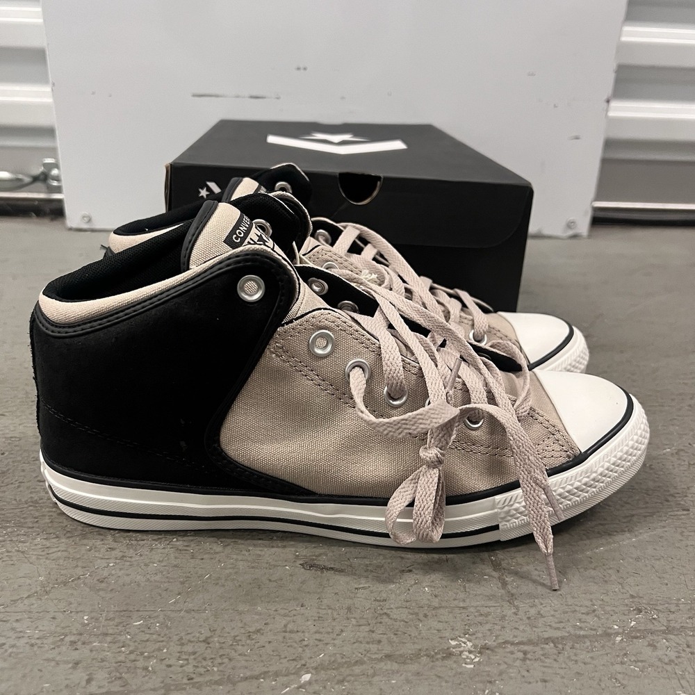 Converse Chuck Taylor All Star‎ High Street Mid A14294C Papyrus Black White 9
